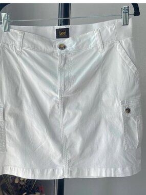 White Cargo Skirt - Size XS